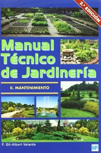 Portada del libro Manual técnico de jardinería II. Mantenimiento